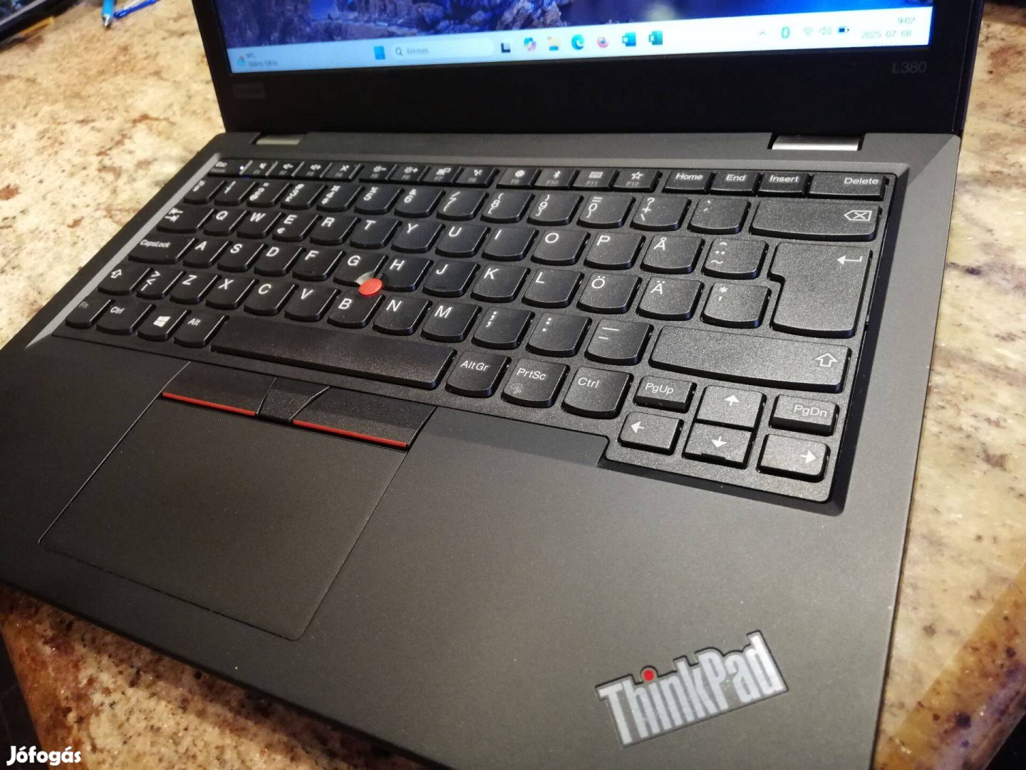 Lenovo Thinkpad L380 - fémház, elegáns megjelenés, Win11 !