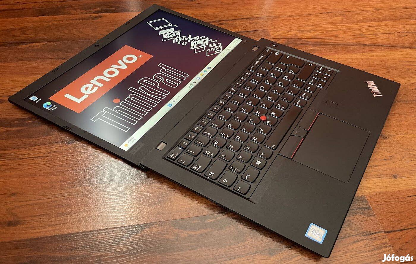 Lenovo Thinkpad L480 Szép! Ci5 8. Gen/FHD/IPS/Gari