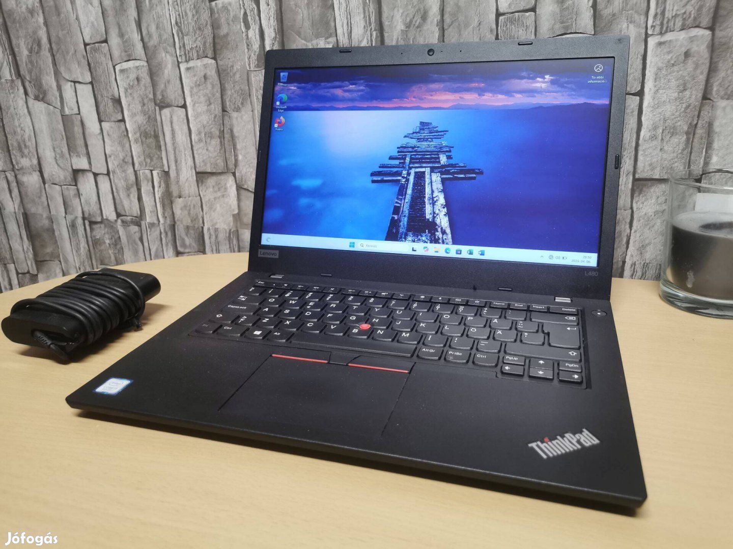 Lenovo Thinkpad L480 laptop /SSD/ intel8.gen! 8Gb/Kiváló akku/ Offi