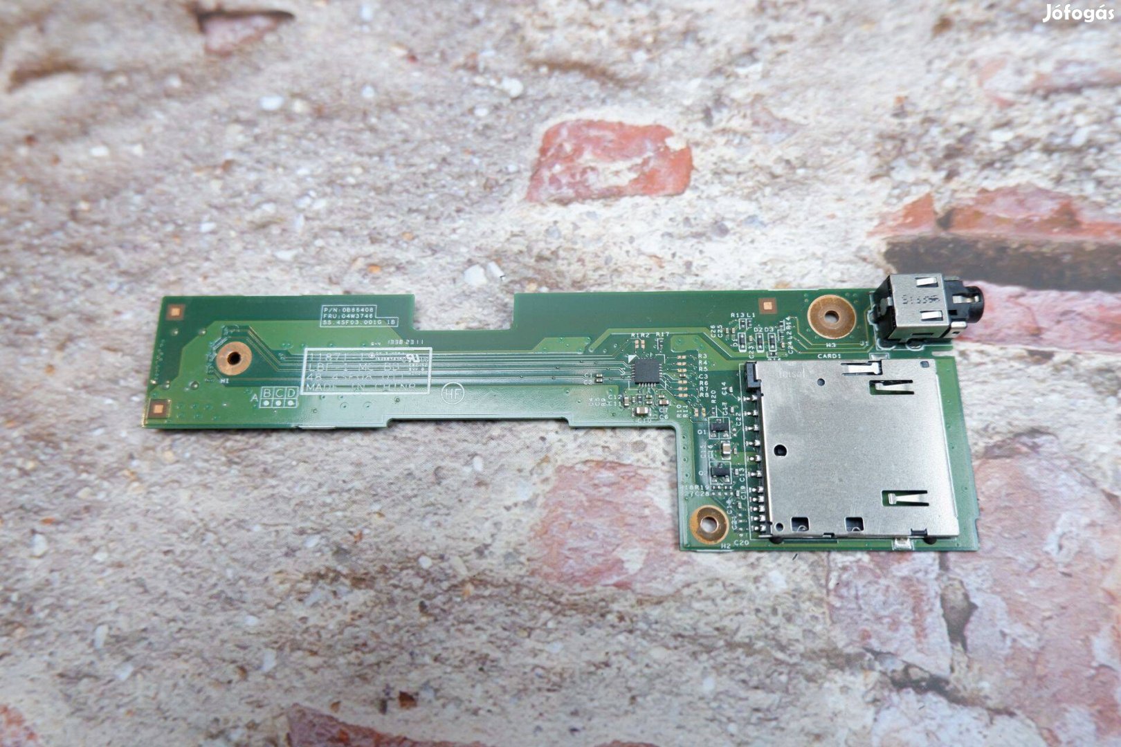 Lenovo Thinkpad L530 laptop audio kártyaolvasó panel