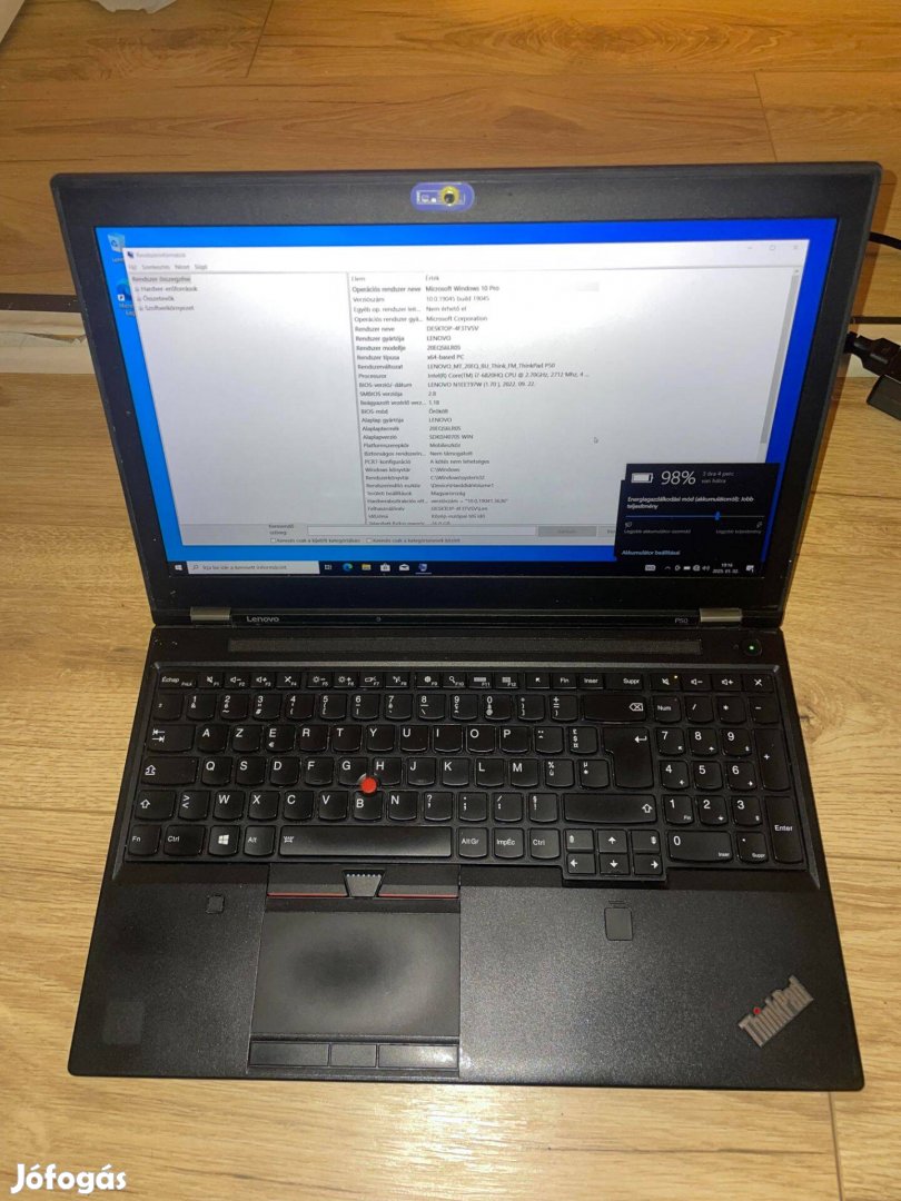 Lenovo Thinkpad P50- - I7 6820HQ -16Gb -1TB hdd- Nvidia vga