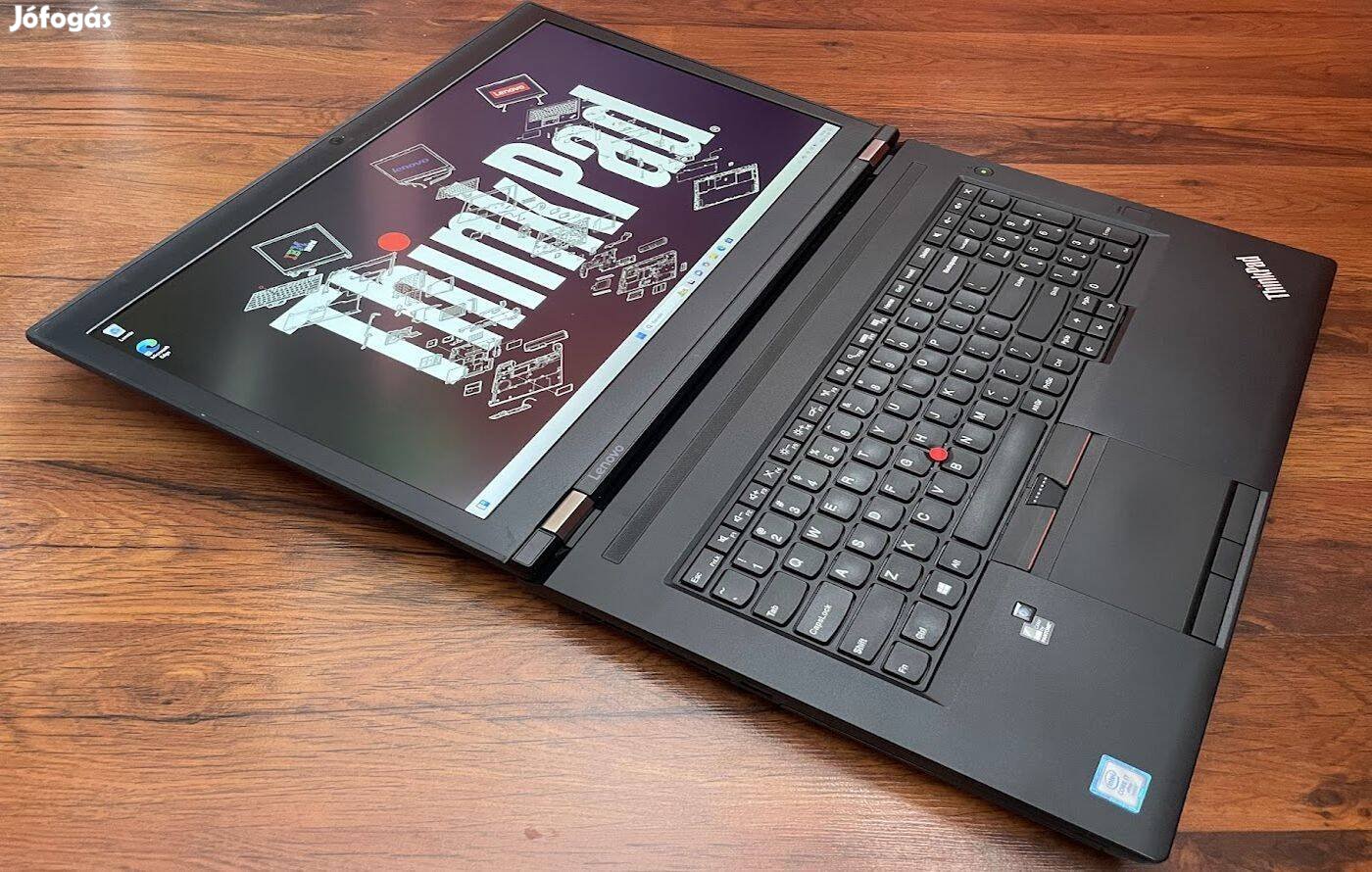 Lenovo Thinkpad P70 WS Új Állapot! Ci7/Quadro M3000M/512GB/32GB/Erős