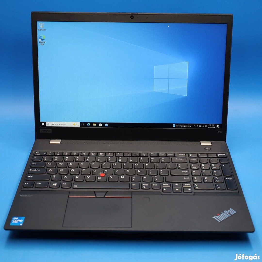 Lenovo Thinkpad T15 gen2 (2022), i5 gen11, 16GB RAM, Win11 Pro újszerű