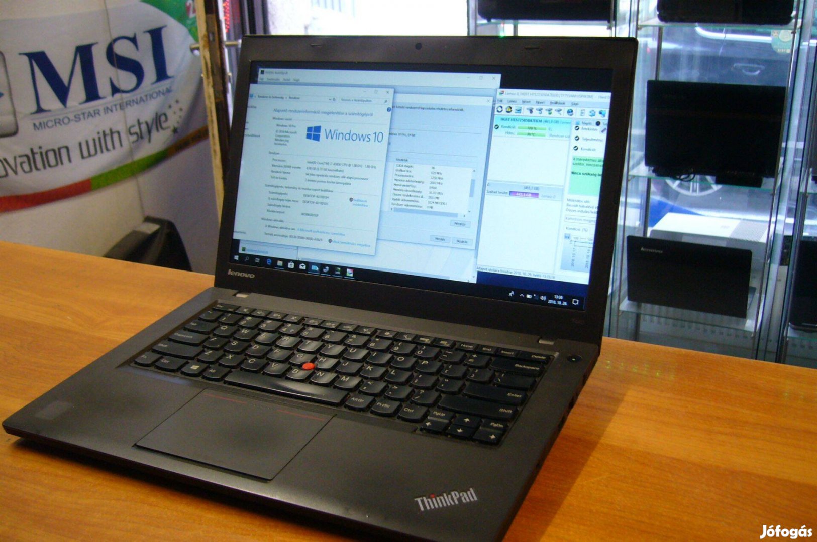 Lenovo Thinkpad T440 (i5 4nd, 12 GB, 120 SSD, HD+) Akcióó!