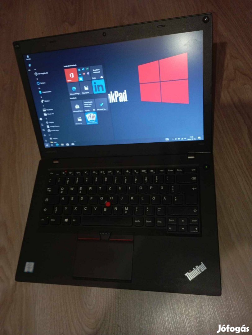 Lenovo Thinkpad T460 Üzleti laptop i5-6300 8GB Ram 256GB SSD