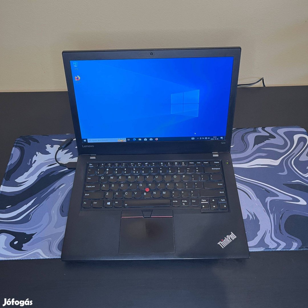 Lenovo Thinkpad T470 Full HD képernyő, i5, 8GB RAM, 256GB SSD