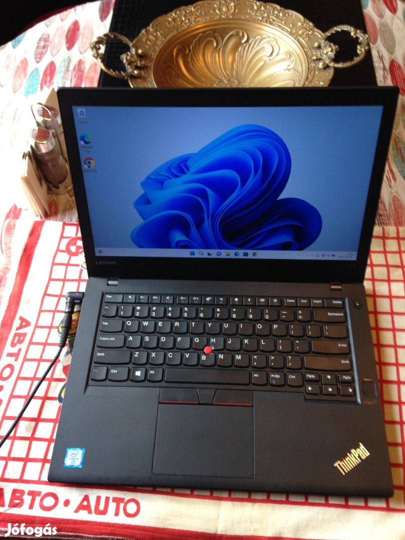 Lenovo Thinkpad T470 i5-ös laptop,HDMI,WIFI,Webkam,256.GB.SSD.akku:Ok