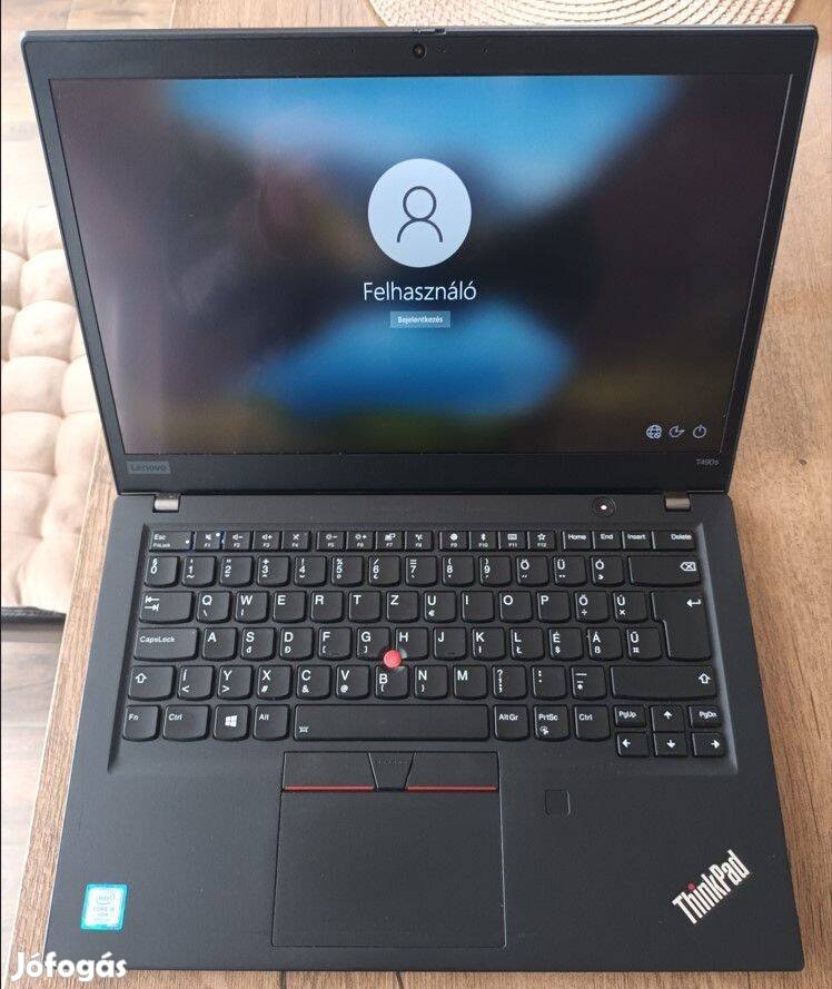 Lenovo Thinkpad T490S(i5-8365U,16Gb RAM,256SSD)+egér+laptop táska