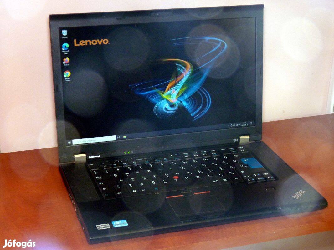 Lenovo Thinkpad T520 laptop (i5/8GB/256GB SSD) 1év garanciával