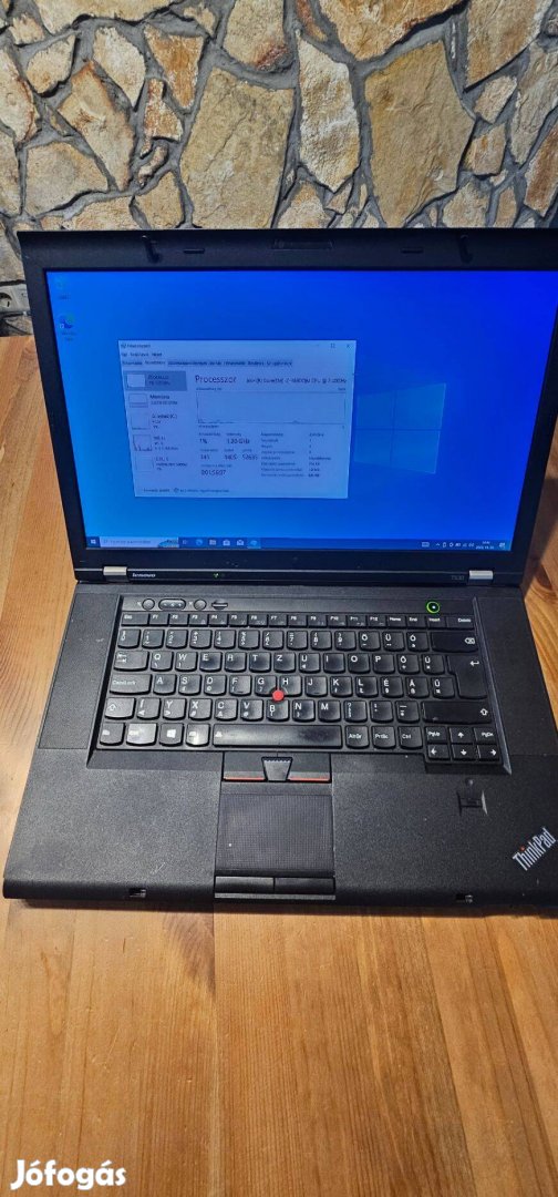 Lenovo Thinkpad T530 (8GB memória, magyar bill., jó akku) eladó
