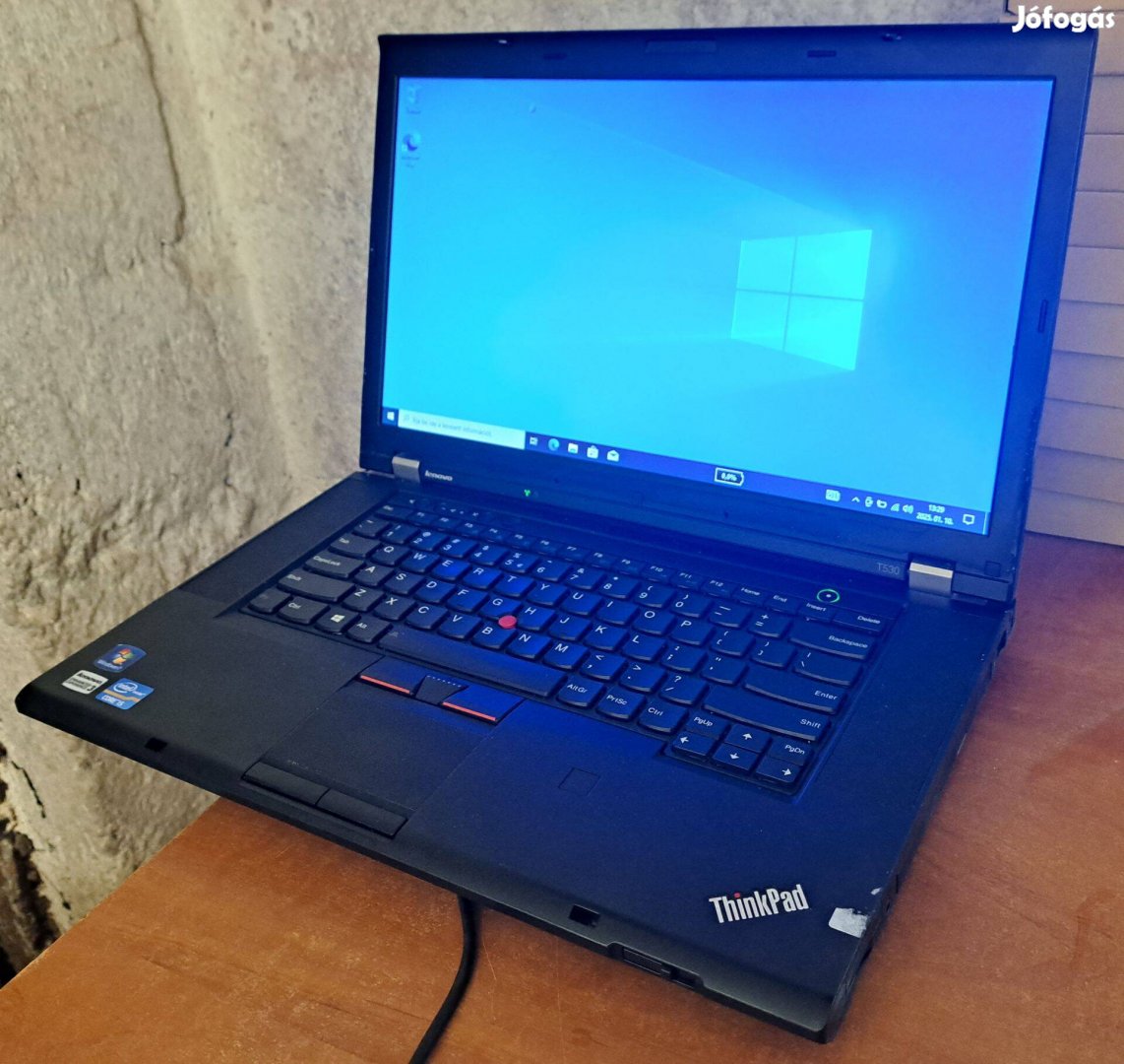 Lenovo Thinkpad T530 laptop (15,6/i5-g3/4gb/128ssd/akkux)