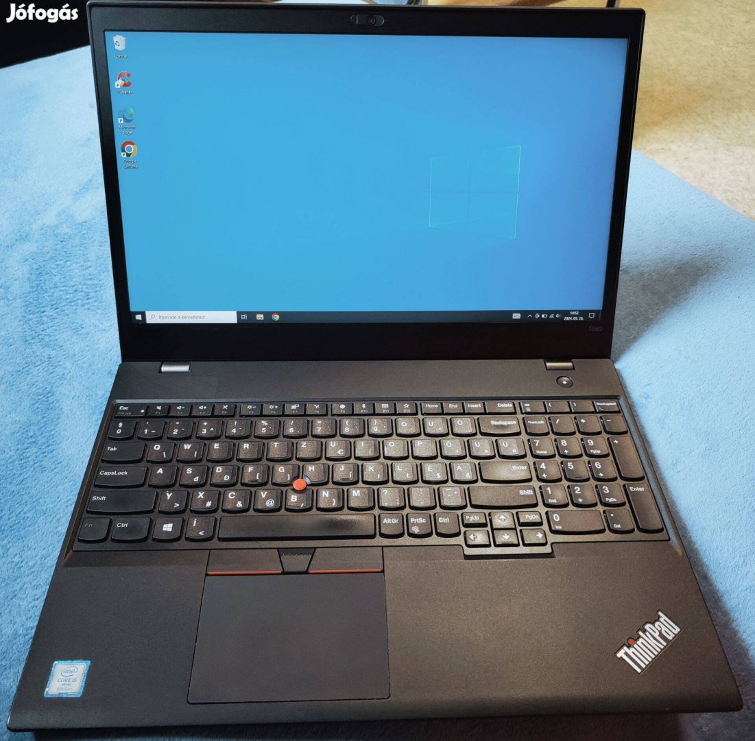 Lenovo Thinkpad T580 Full HD IPS kijelző , I5 , 8GB DDR4 , 256 SSD