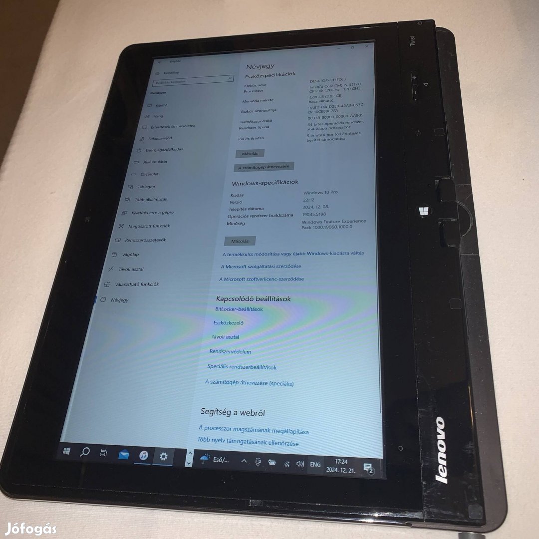 Lenovo Thinkpad Twist S230u Notebook/Tablet