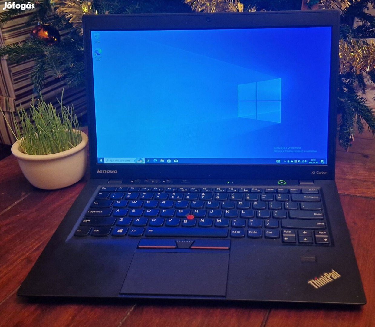 Lenovo Thinkpad X1 Carbon laptop - Új Akku, 1 év garancia, 27 % számla