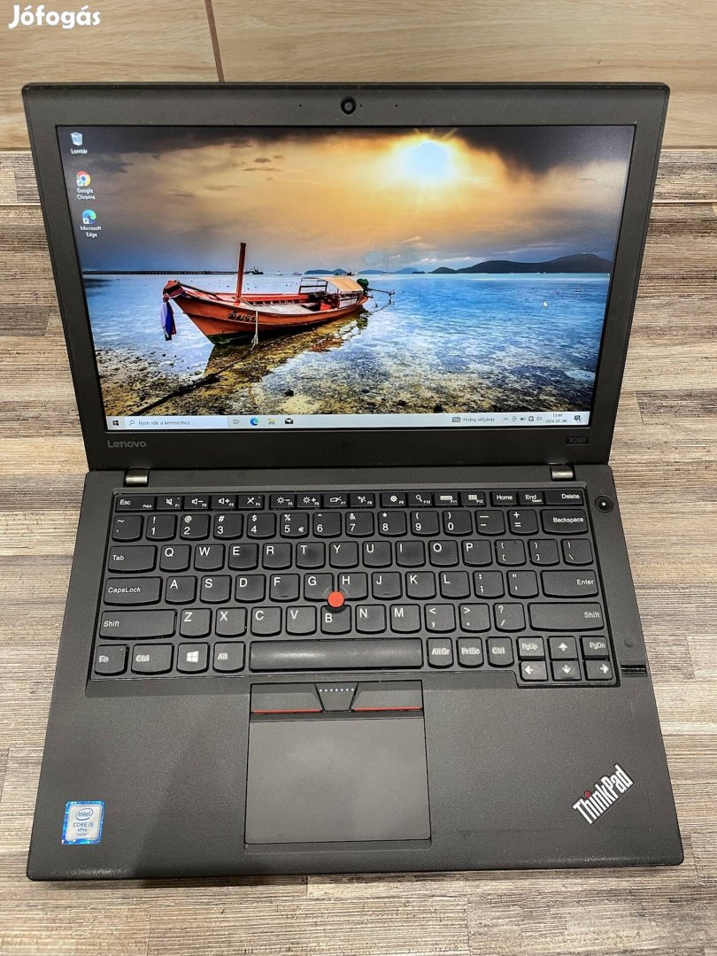 Lenovo Thinkpad X260 12" Notebook 6 órás akku idő!