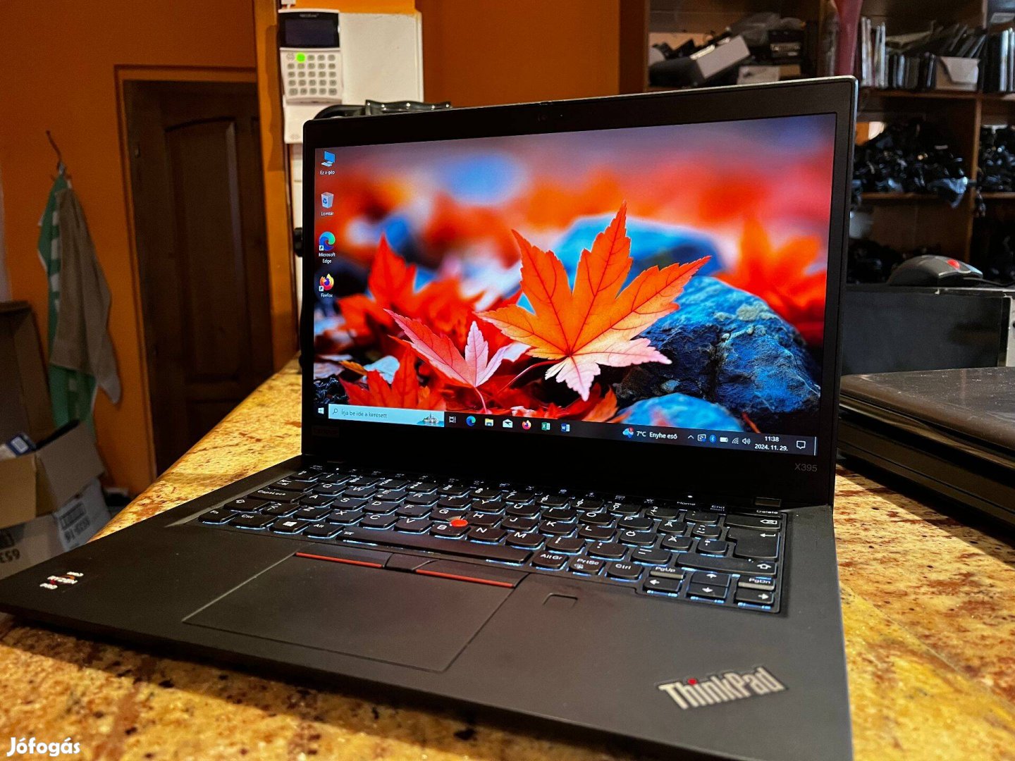 Lenovo Thinkpad X395 - AMD Ryzen5, WIN11, AMD Vega8 videokártya!