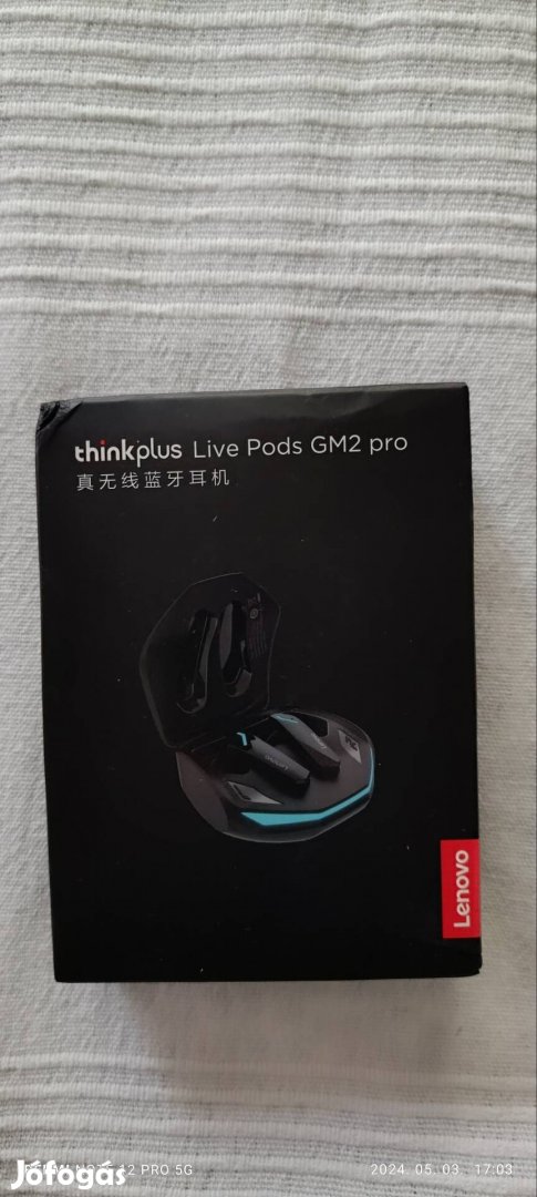 Lenovo Thinkplus GM2 Pro Bluetooth fülhallgató.