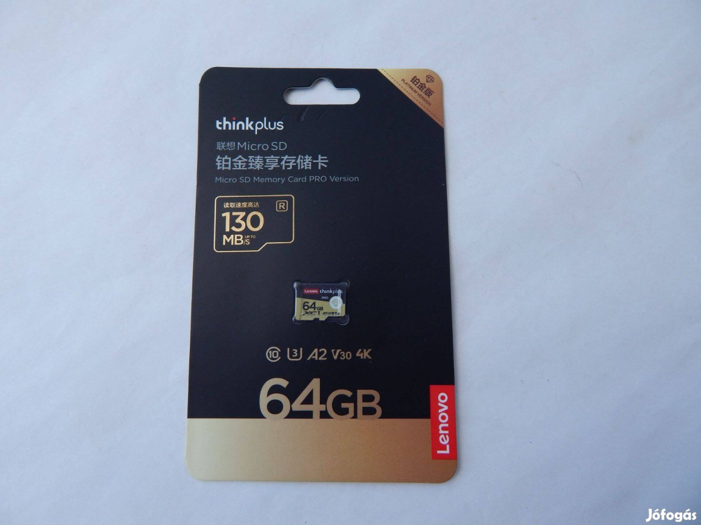 Lenovo Thinkplus Micro Sdxc 64 GB Memóriakártya Card V30 Bontatlan Új