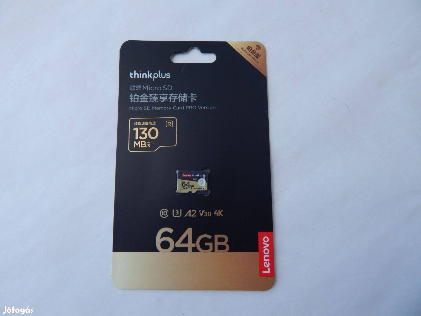 Lenovo Thinkplus Micro Sdxc 64 GB Memóriakártya Card V30 Bontatlan Új