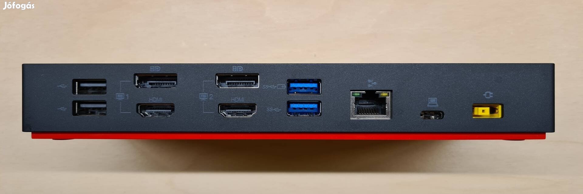 Lenovo USB-C Hybrid dokkoló, számítógépes töltő állomás