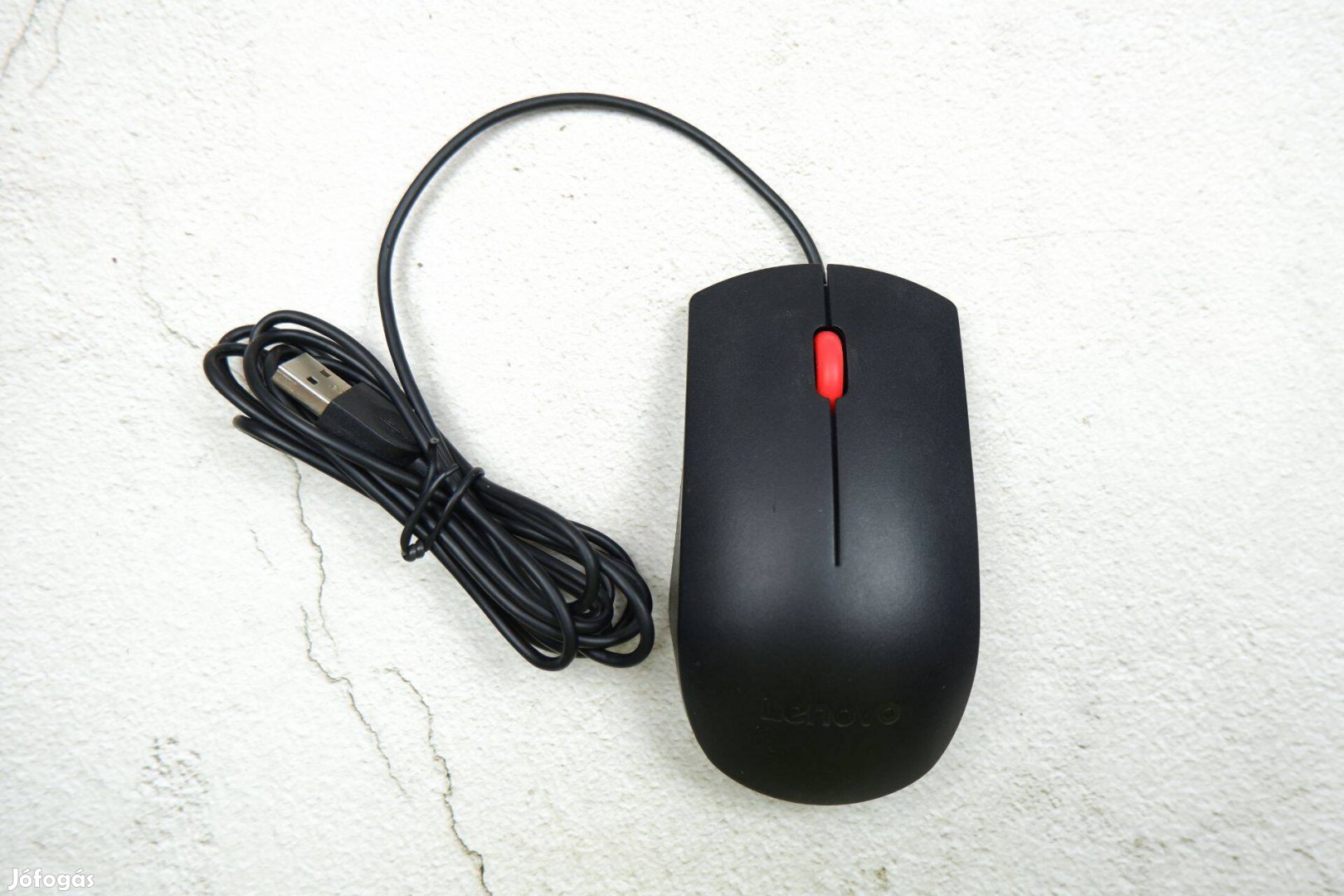 Lenovo Wired USB egér fekete Mojuuo