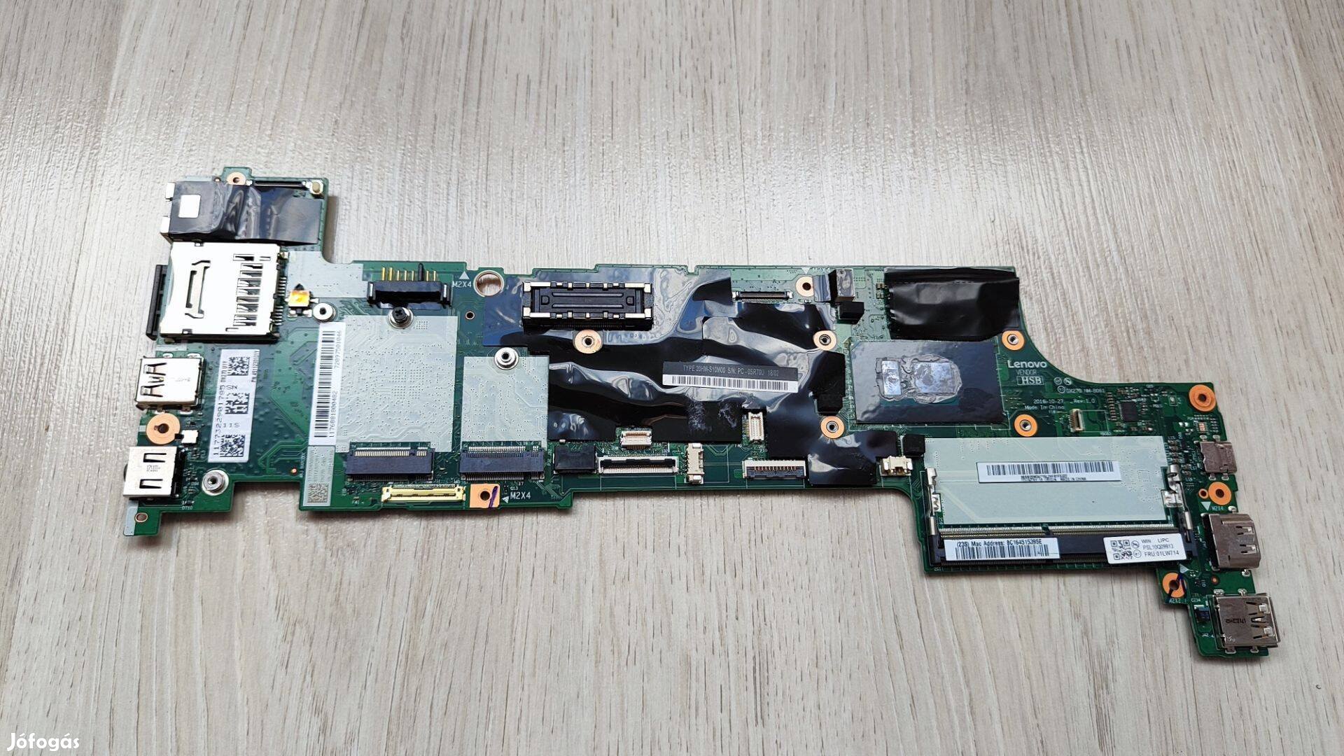 Lenovo X260 X270 laptop alaplap i5-7200U - Hibás,