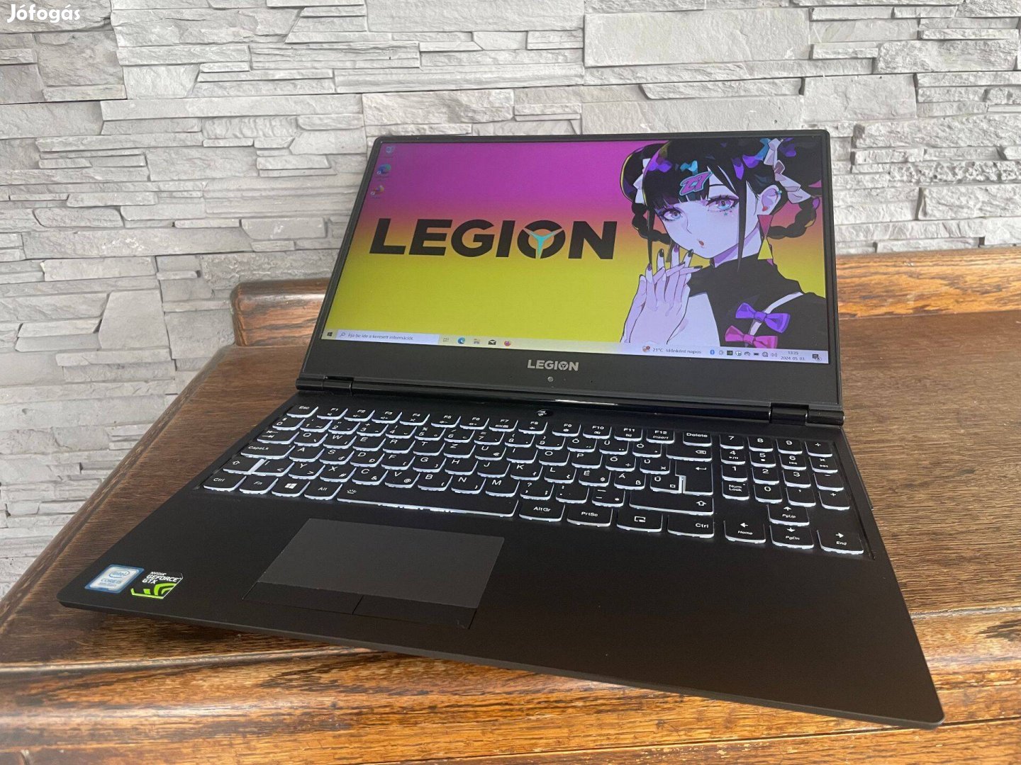 Lenovo Y530 magyar gamer laptop/i5-8300H/16Gb ram/512Gb ssd/Gtx1050Ti/