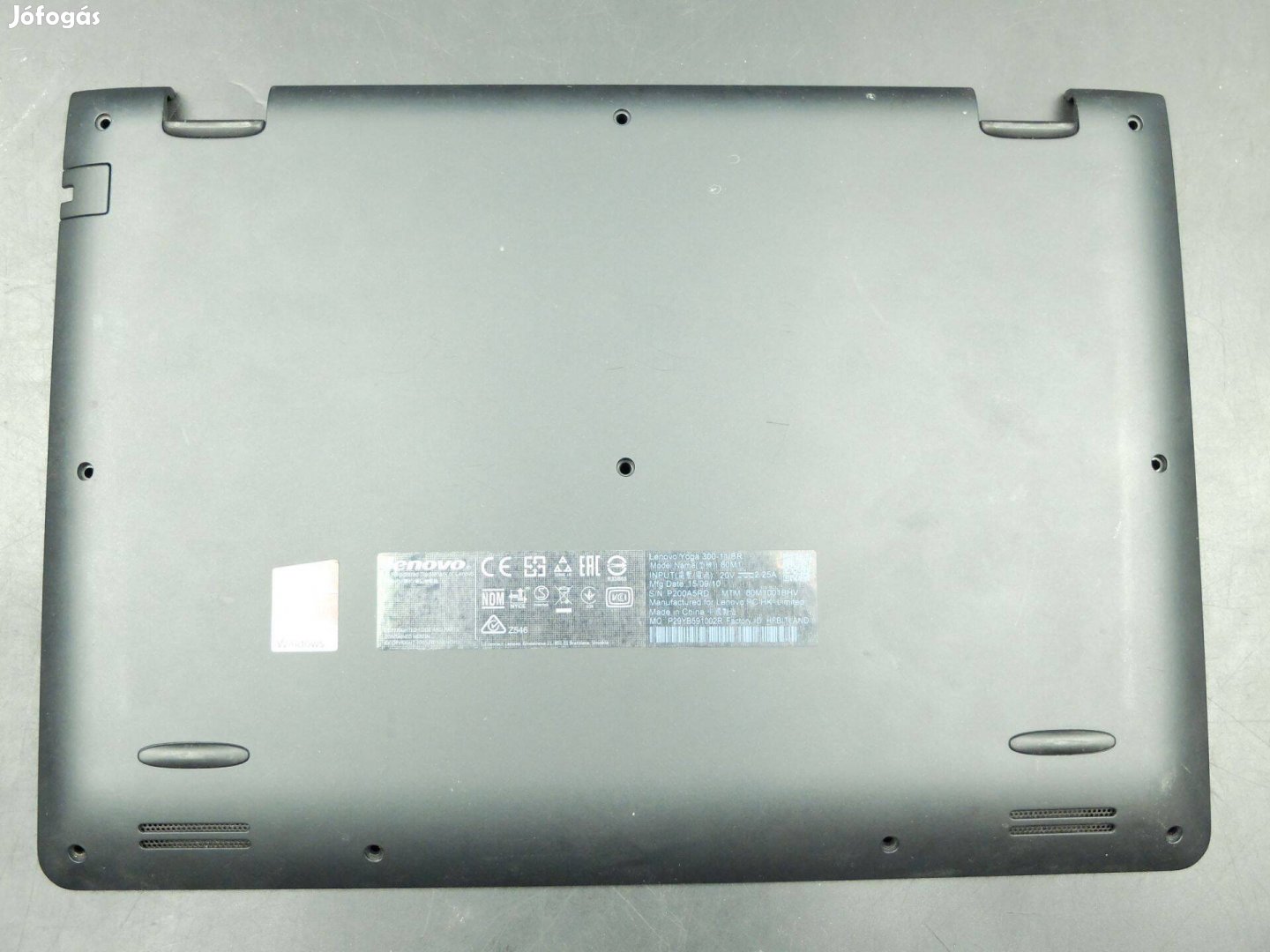 Lenovo Yoga 300 laptop alsó ház E324121 VT