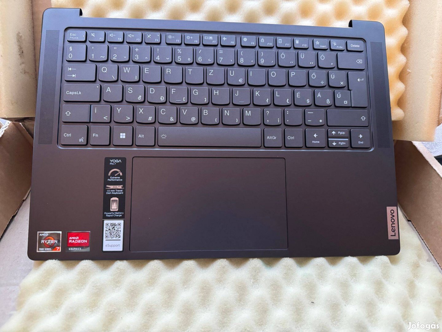 Lenovo Yoga Pro 7-14ARP8 világítós magyar billentyűzet hasz 5CB1L50266