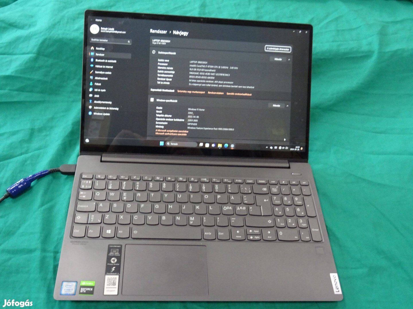 Lenovo Yoga S740 Laptop i7 9.gen 16/500Gb