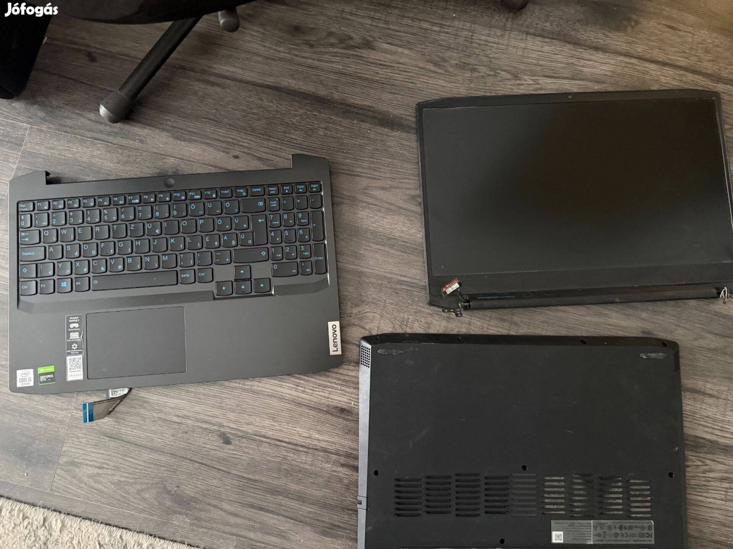 Lenovo gamer laptop váz , bill és kijelző