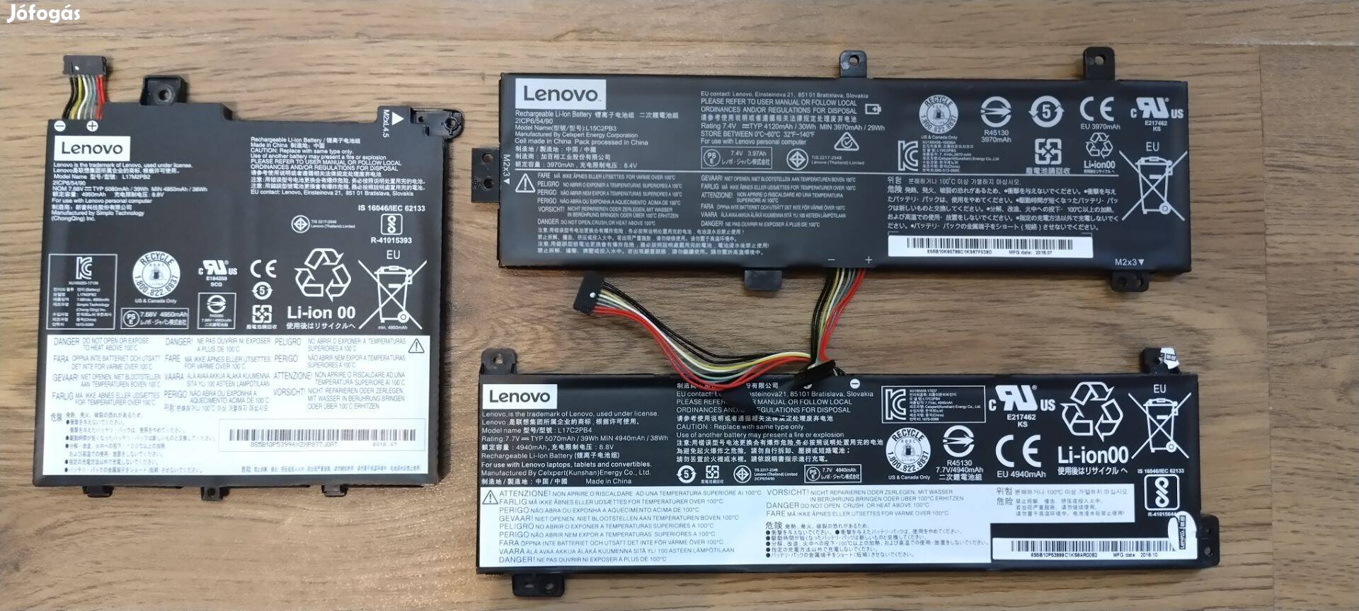 Lenovo gyári akkumulátorok (V330-14IKB, V330-15IKB)