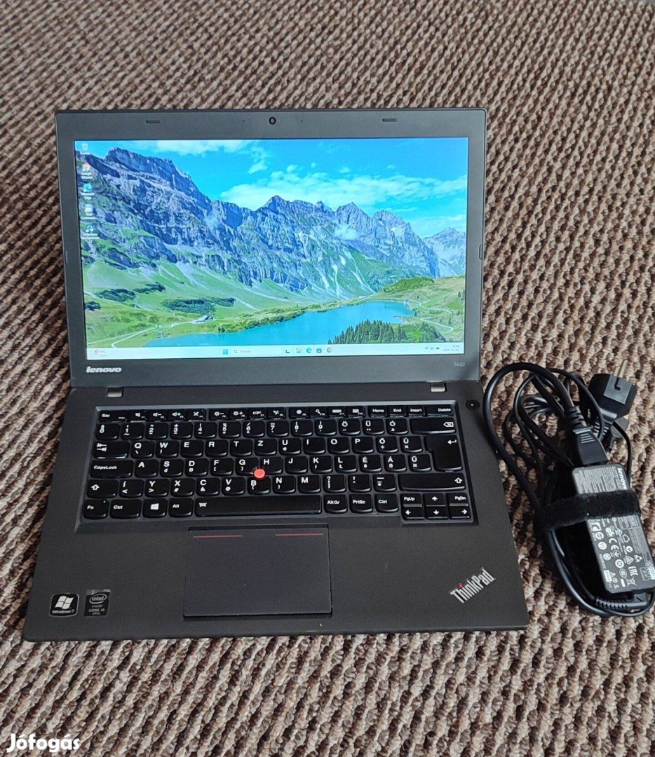 Lenovo i5 laptop, win11, jó akku