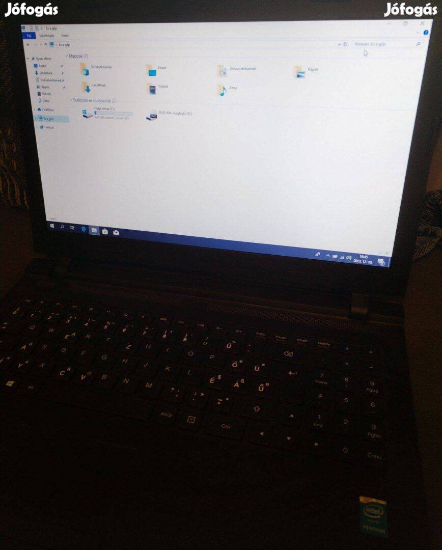 Lenovo ideapad laptop, 500GB, 4 GB