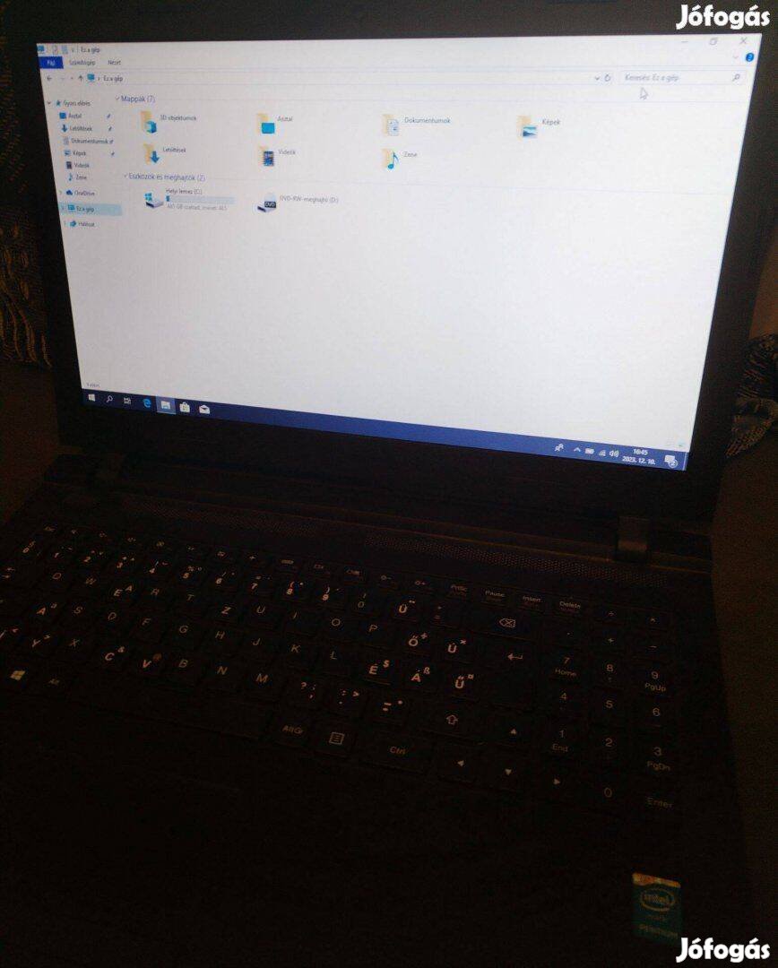 Lenovo ideapad laptop, 500GB, 4 GB