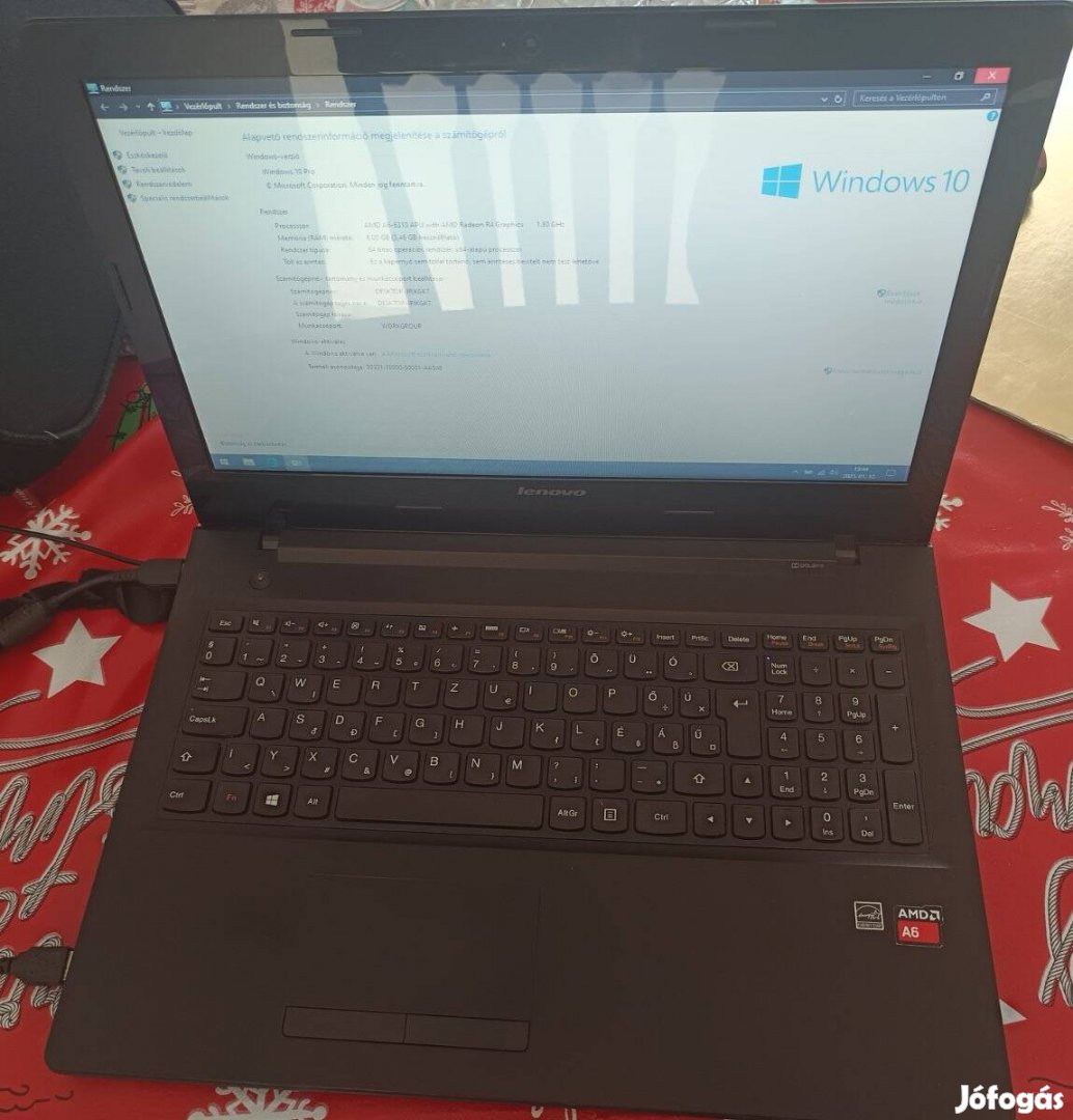 Lenovo laptop eladó