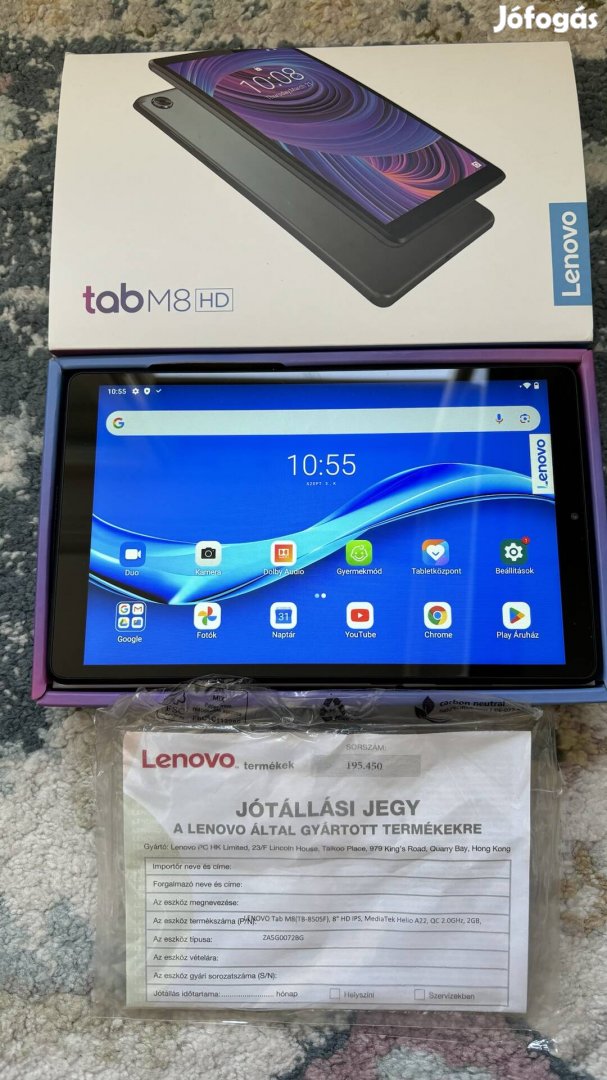 Lenovo tab M8 HD 