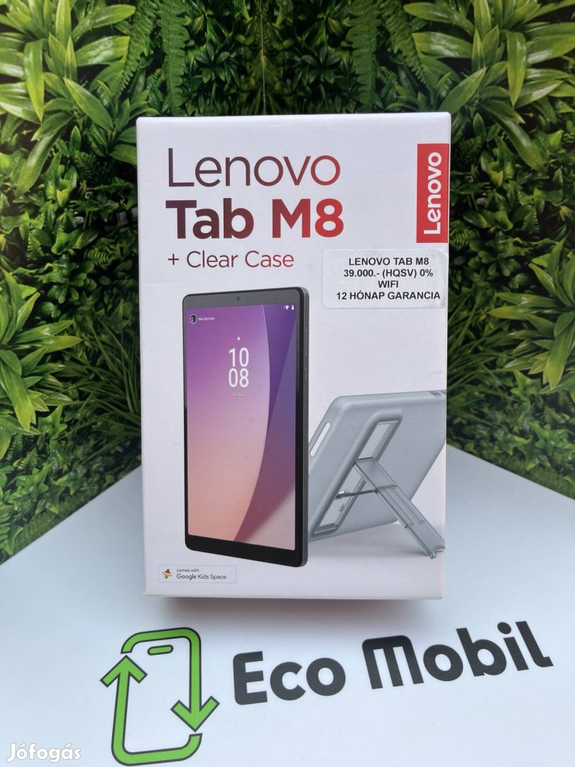 Lenovo tab M8, független, wi-fi, 12 hónap garancia
