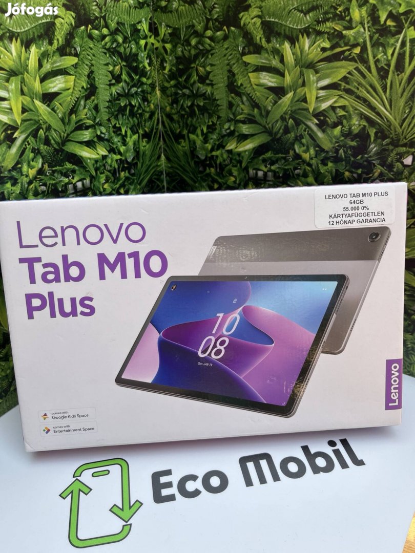 Lenovo tab m10 plus, wi-fi , 64GB, független 