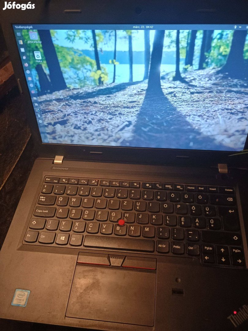 Lenovo thingpad L 470 elado