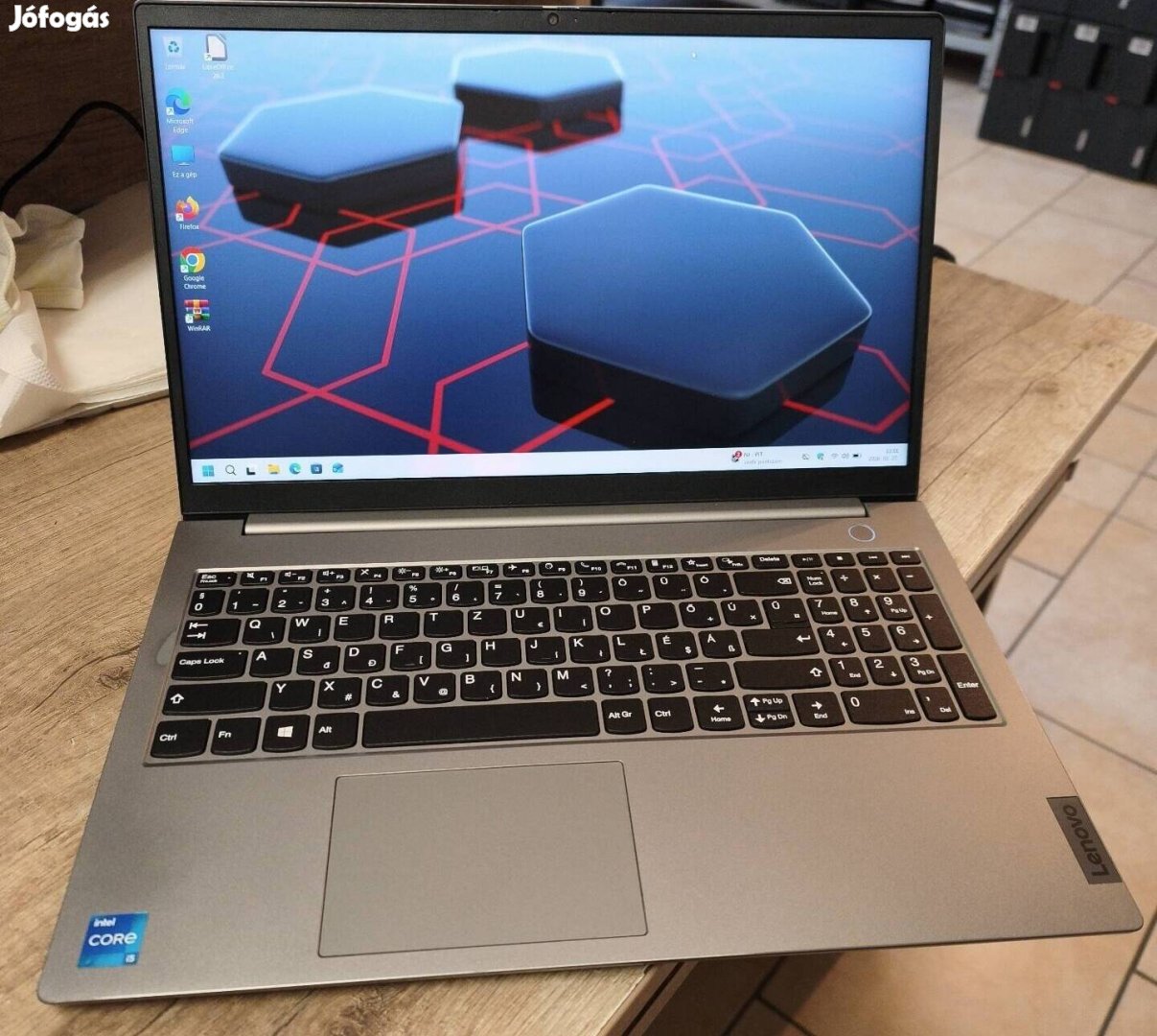Lenovo thinkbook 15 G2 i5-1135G7, 1 év garanciával