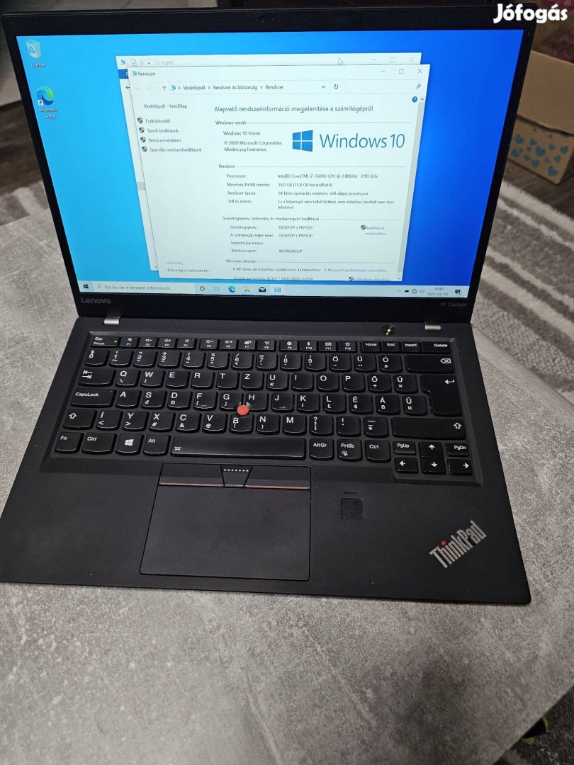 Lenovo x1 carbon laptop i7 7600 16gb/256gb