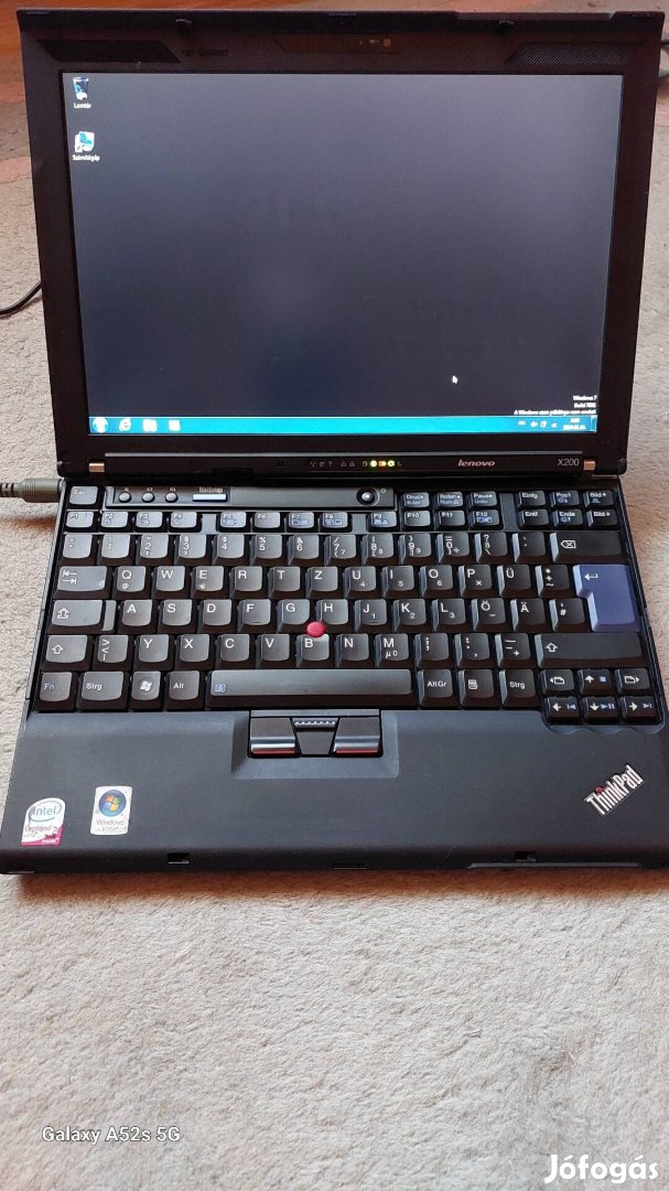 Lenovo x200 notebook (Kis hibás)!!
