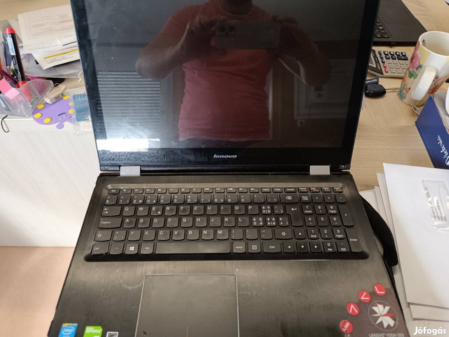Lenovo yoga 500 laptop notebook érintő kijelzővel