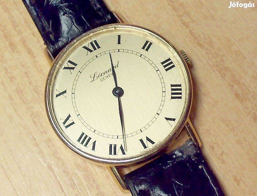 Leonard Geneva 17 köves svájci óra. Gyönyörű hibátlan, működőképes áll