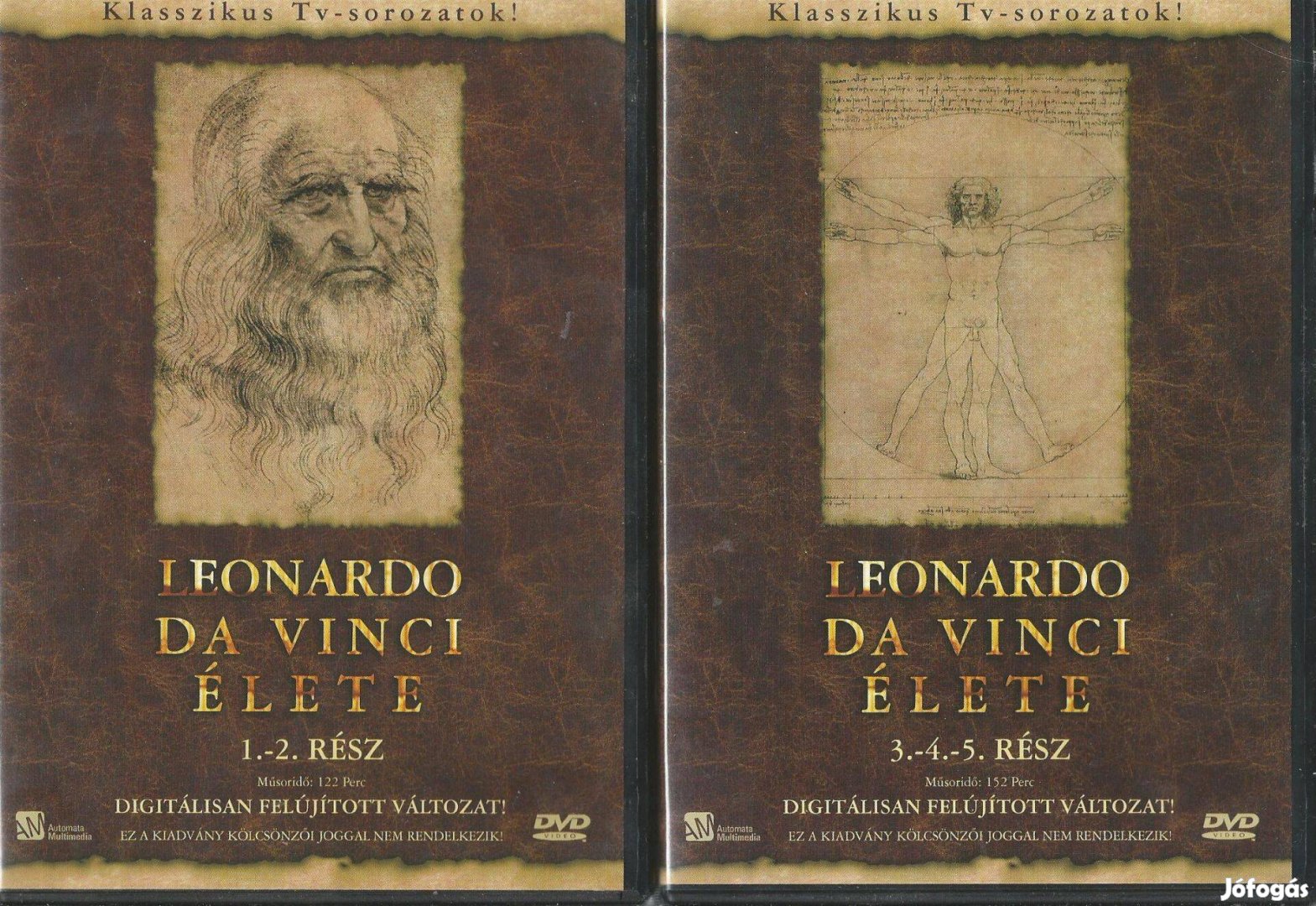 Leonardo da Vinci élete DVD