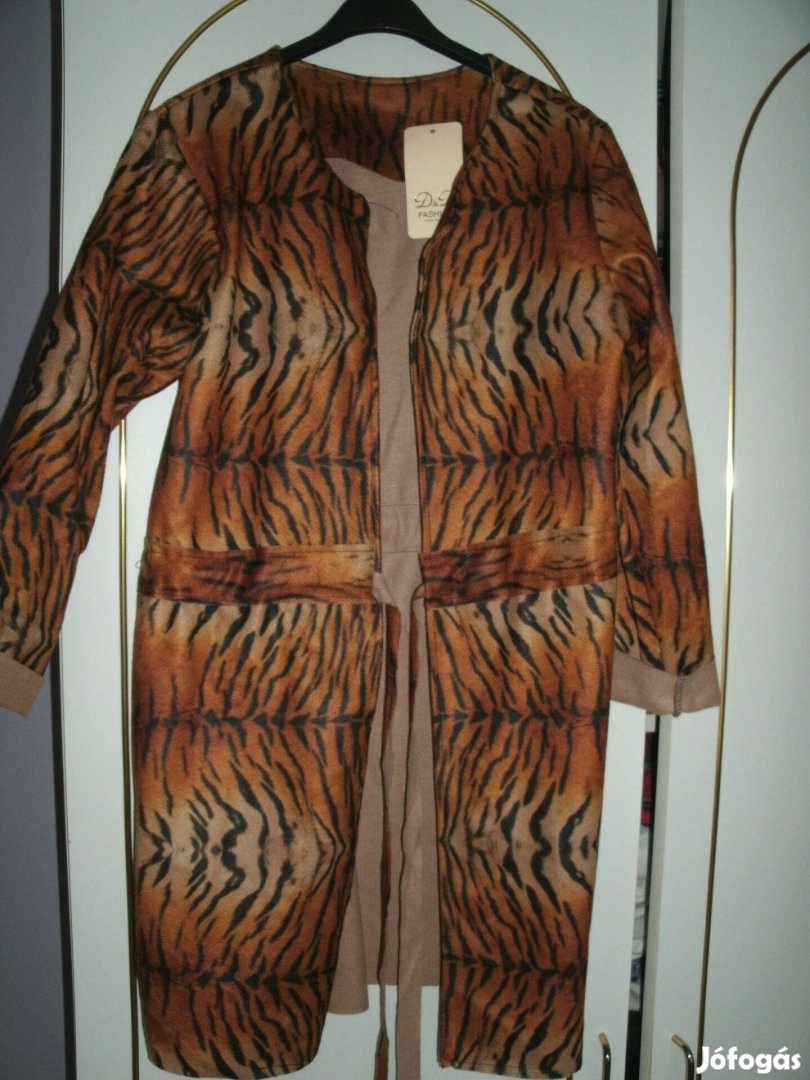 Leopárd mintás Új olasz D&D Fashion kabátka,