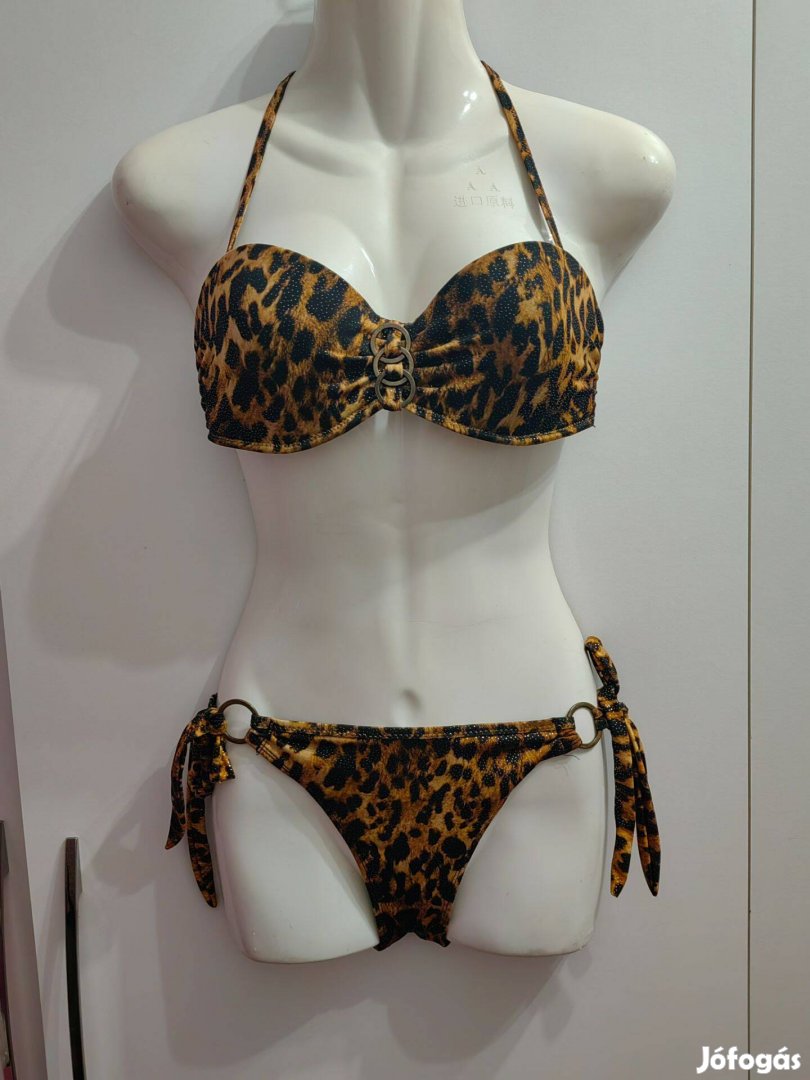 Leopárd mintás fürdőruha párduc bikini