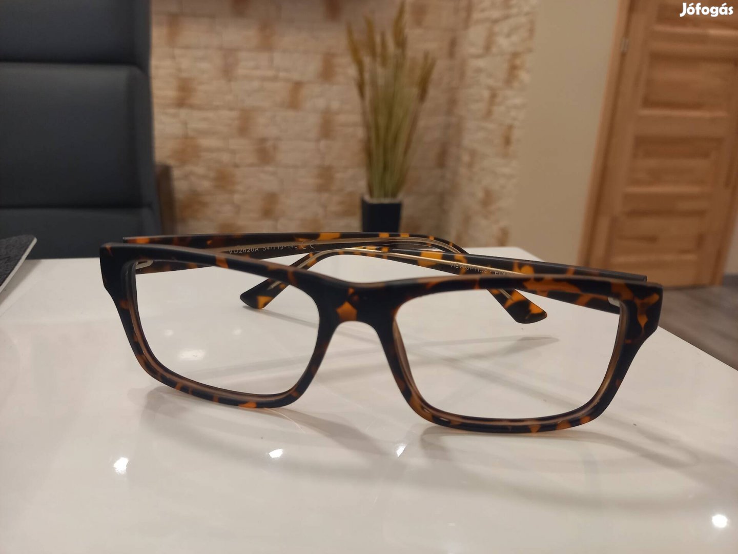 Leopárd mintás új szemüvegkeret 