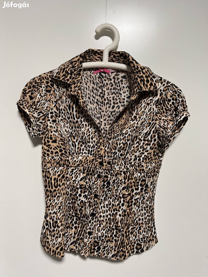 Leopárdmintás női ing